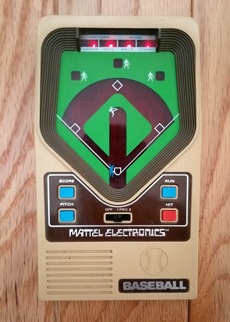mattel electronic baseball game