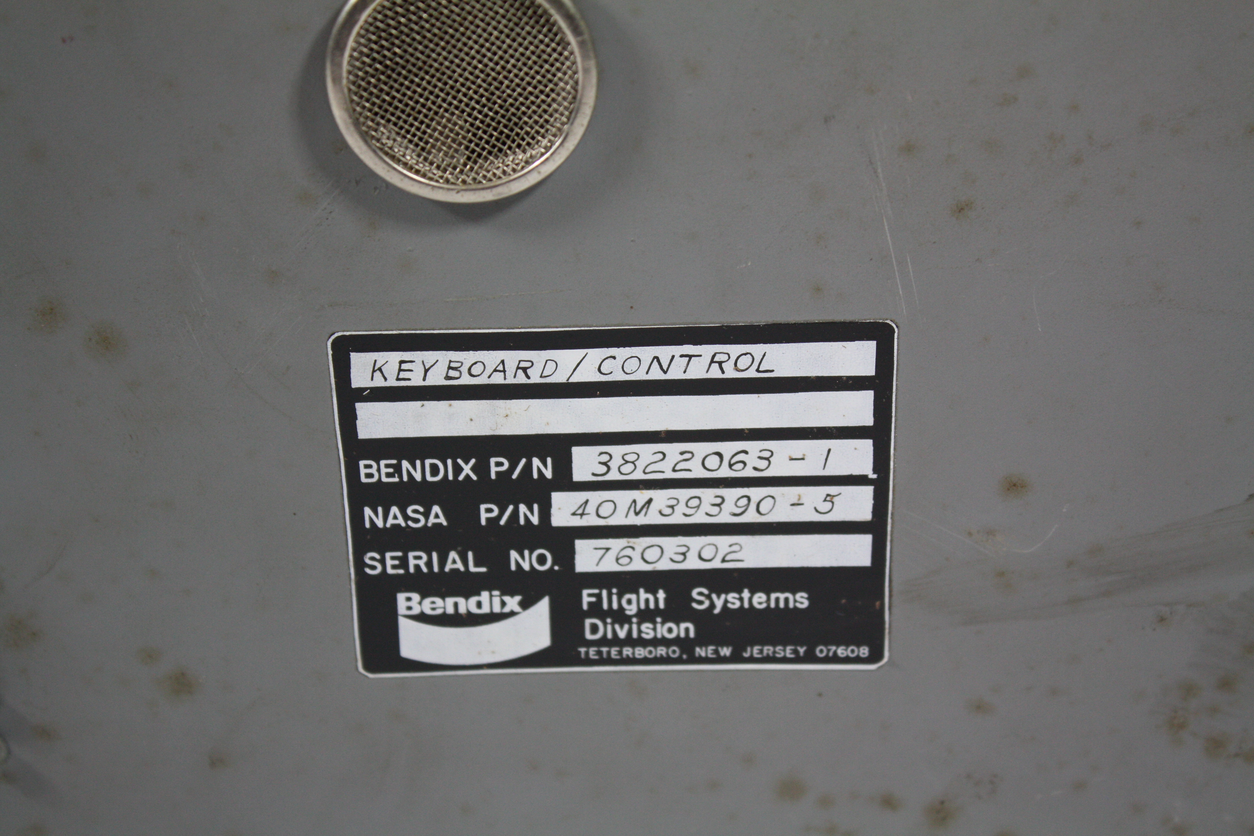 Bendix Keyboard/Control Panel from NASA – VintageComputer.ca